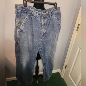 Real Work Wear Size 38×30 Dark Wash Jeans